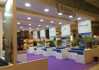 Diseño y construcción de stands por Silom Eventos